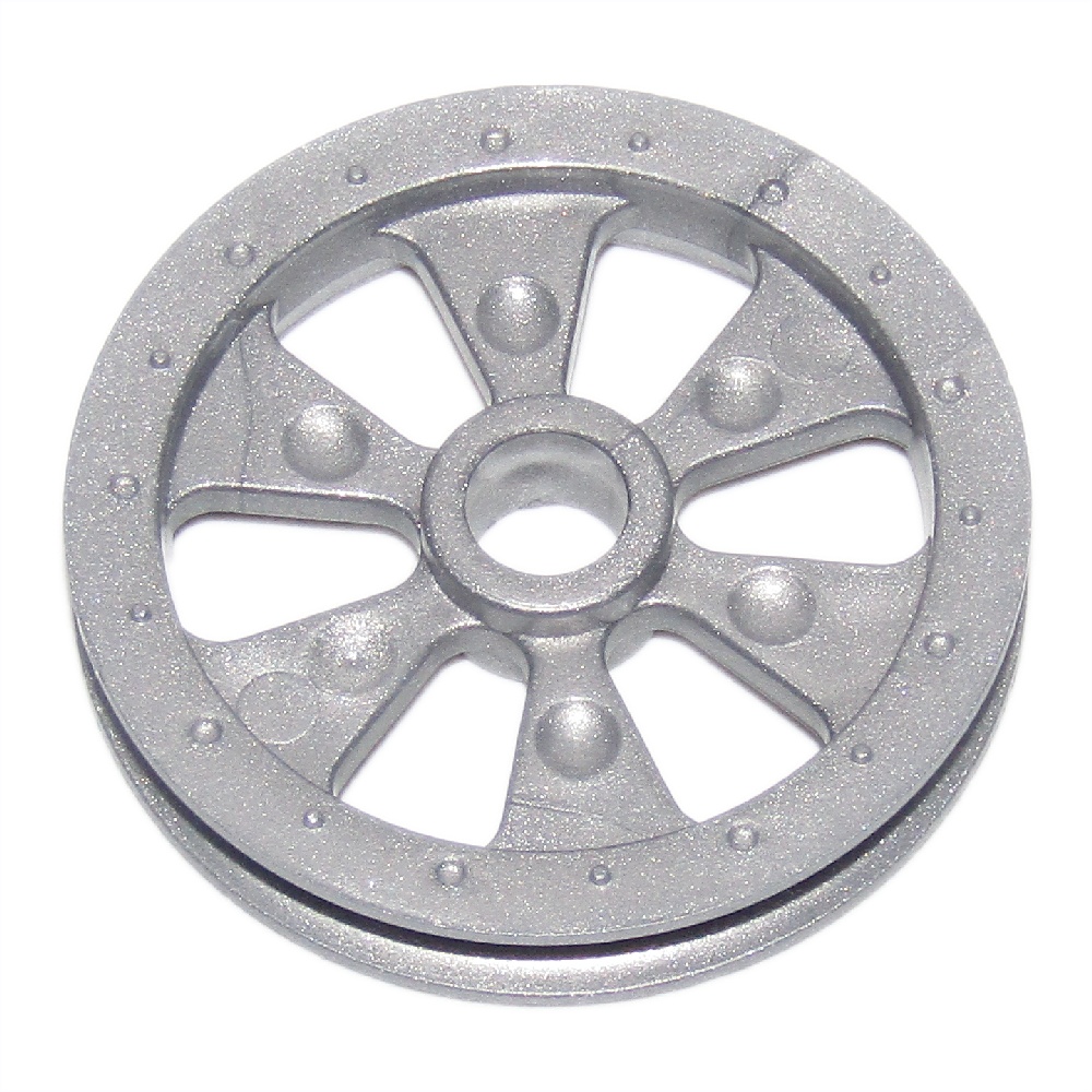 Silver Hub - 6 Spoke - 1.5 in.